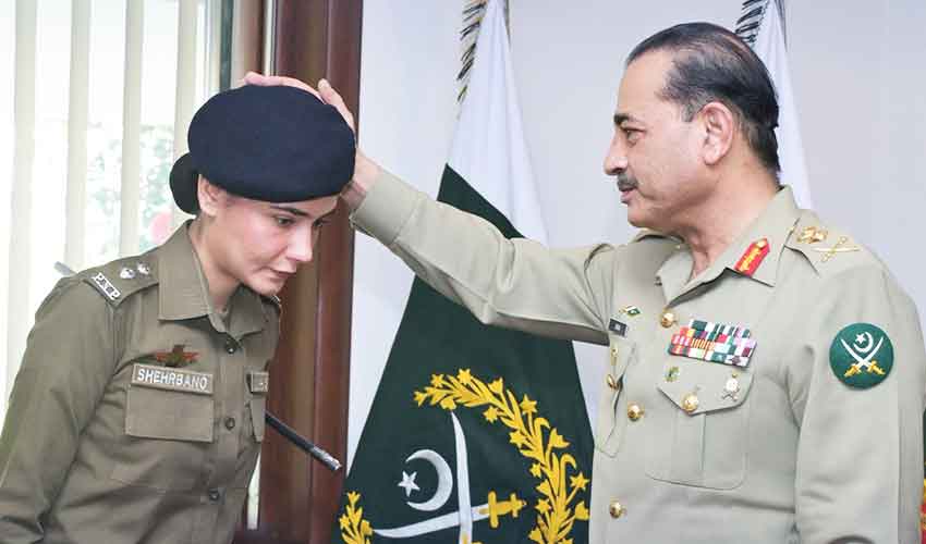 Meeting Between Army Chief General Asim Munir and ASP Shehrbano Naqvi